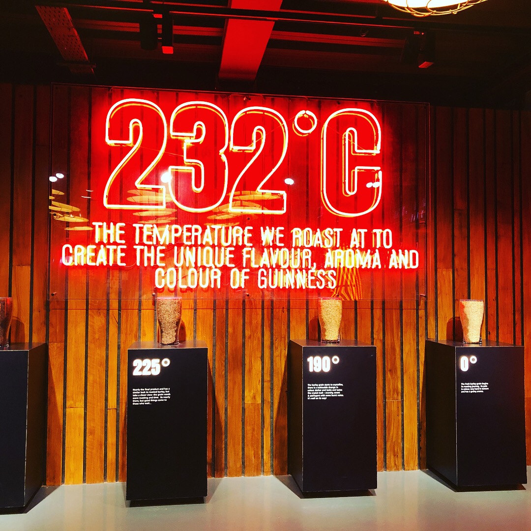 a neon sign reading '232 degrees'